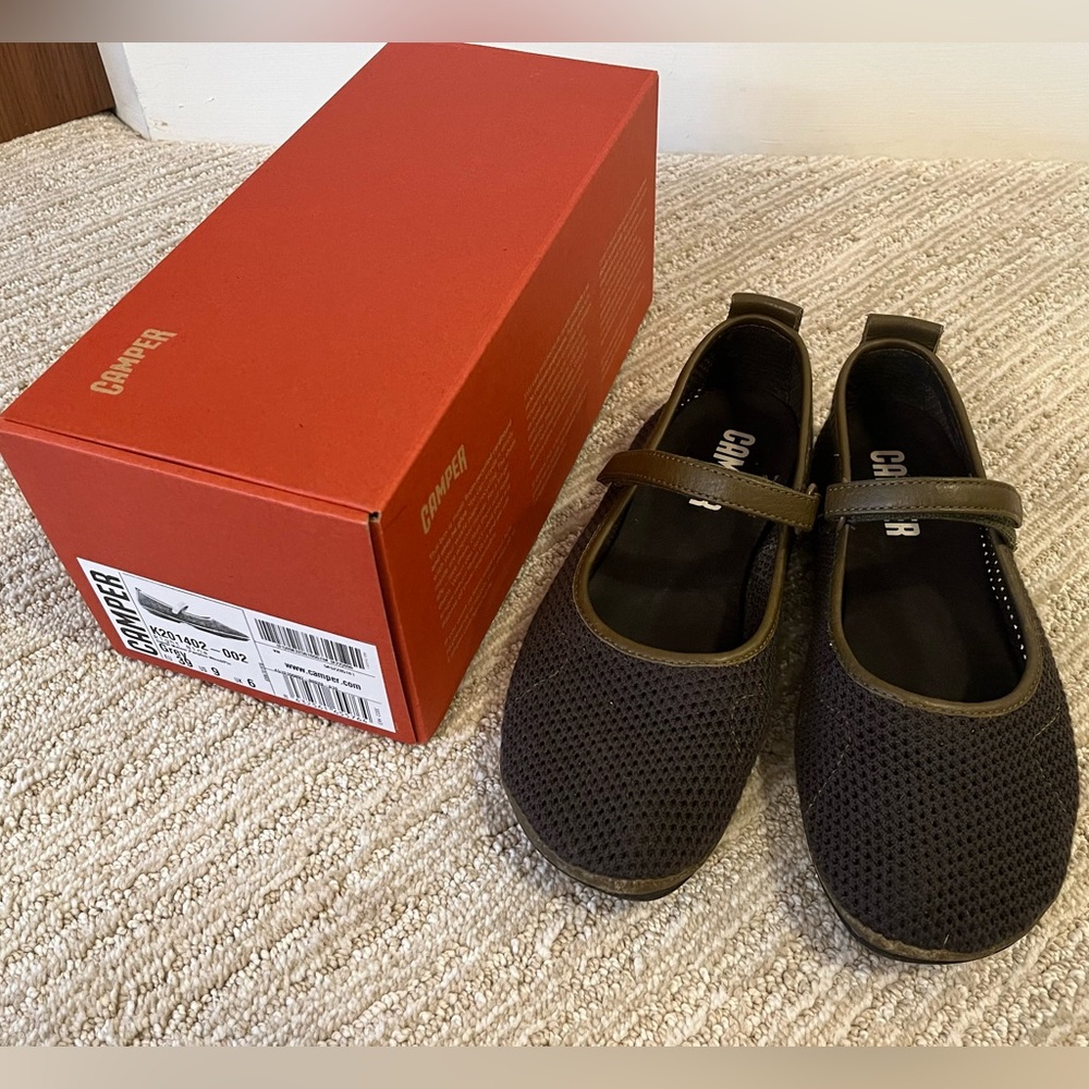 Camper Right Nina mary janes - grey mesh - 39